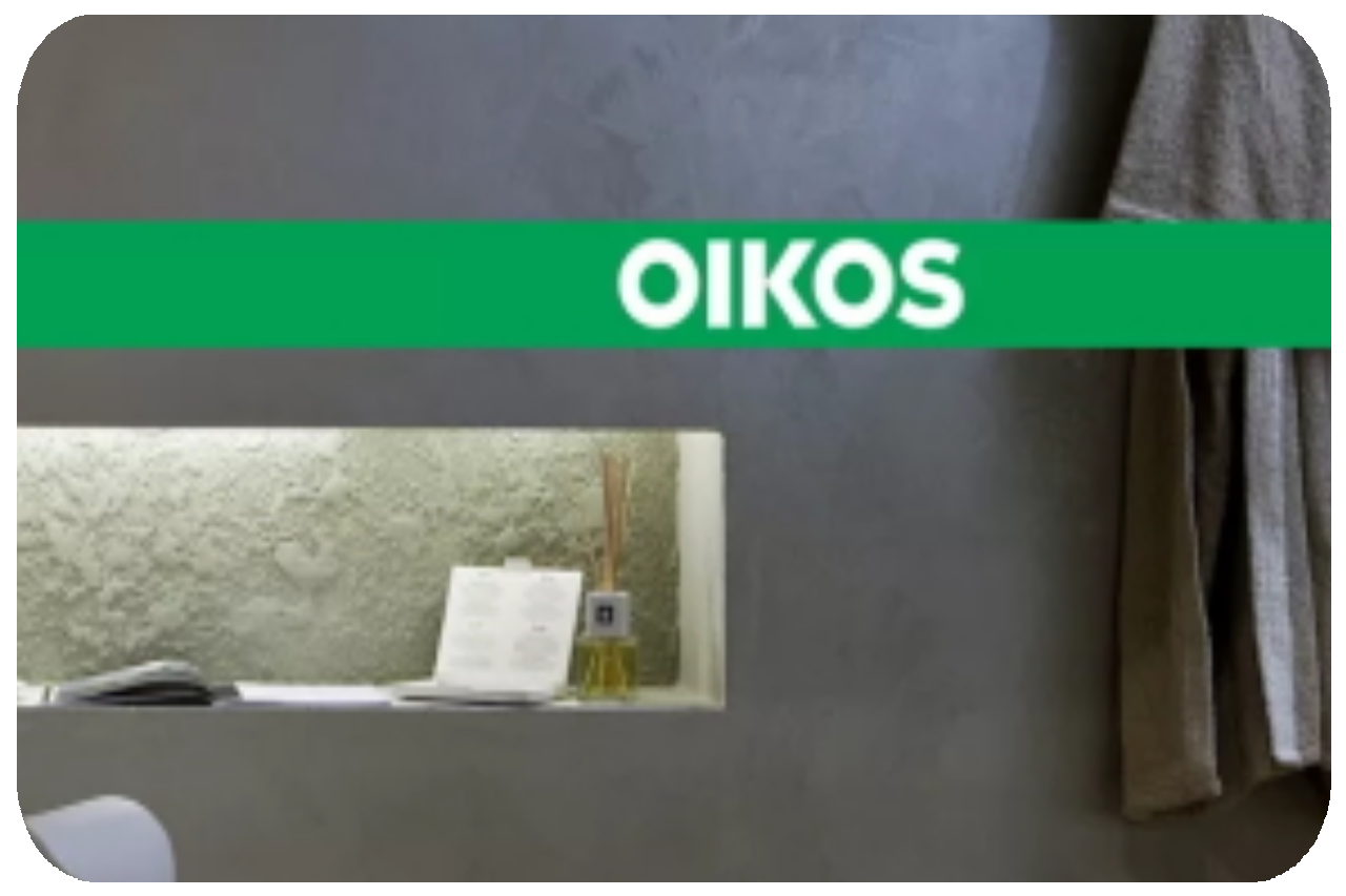 краски и штукатурка OIKOS купить в студии цвета в твери